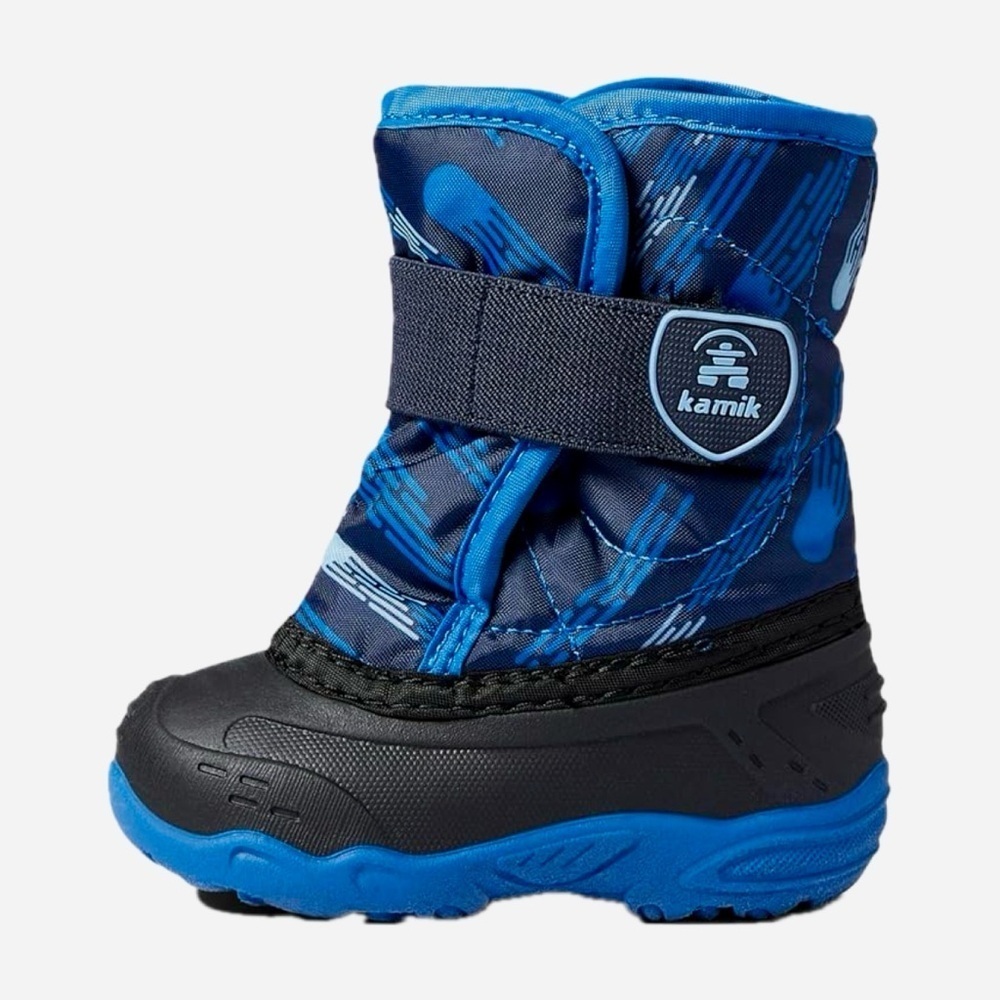 Kamik Kids Blue and Black Winter Snow Boot